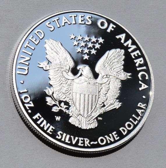 2011 W Proof Silver Eagle With Box And Paper