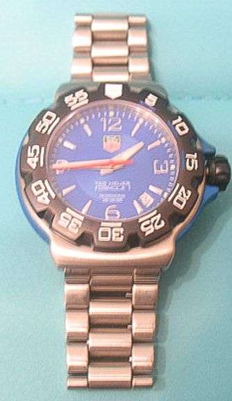 TAG HEUER MEN'S FORMULA 1 WATCH WITH RARE BLUE DIAL