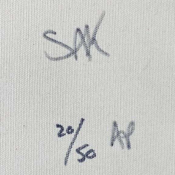 Moses & the Ten Commandments by Steve Kaufman (1960-2010)