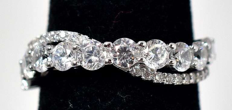 CZ Gemstone Ring in Sterling Silver