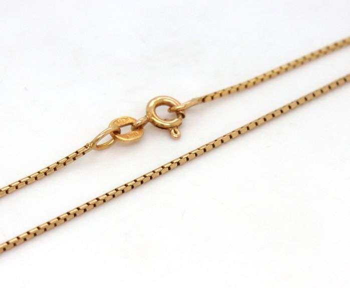 Italian 14kt Yellow gold chain necklace