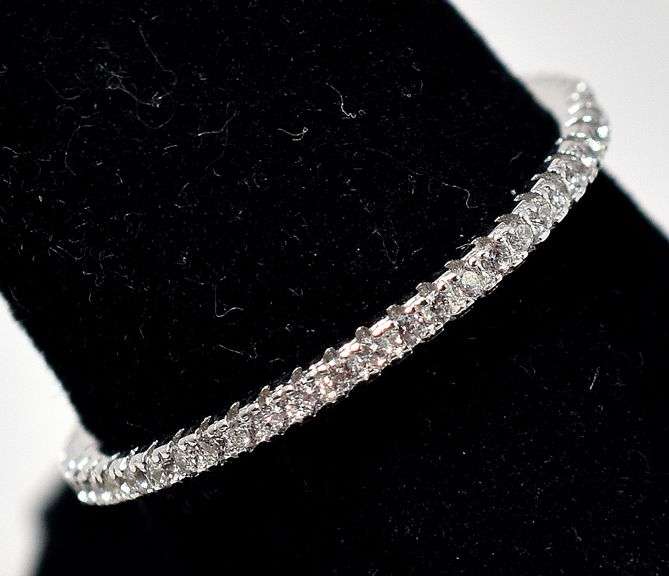 CZ Gemstone Stackable Ring in Sterling Silver