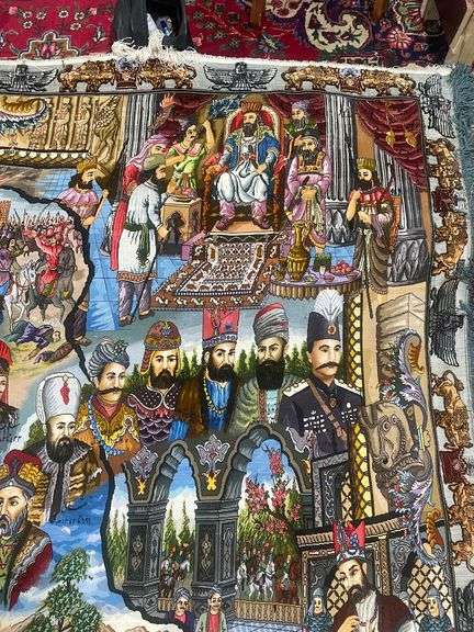 Investment! Historical Hand Made All Silk Hanging Rug