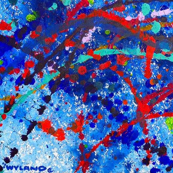 Untitled Abstract by Wyland