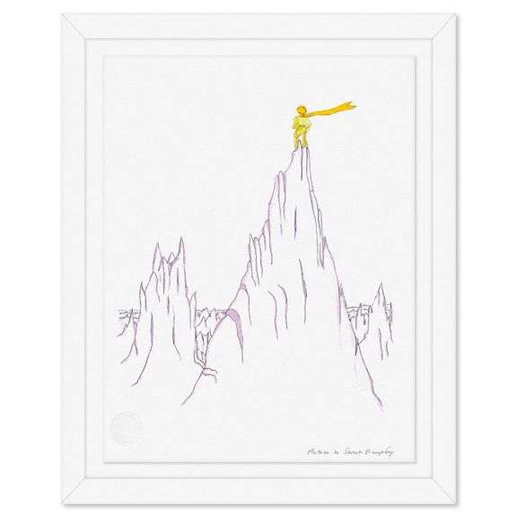The Little Prince On A High Mountain by Antoine de Saint-Exupery (1900-1944)
