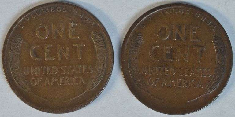 Scarce 1912-D & 1915-S Lincoln Cents in Choice XF45