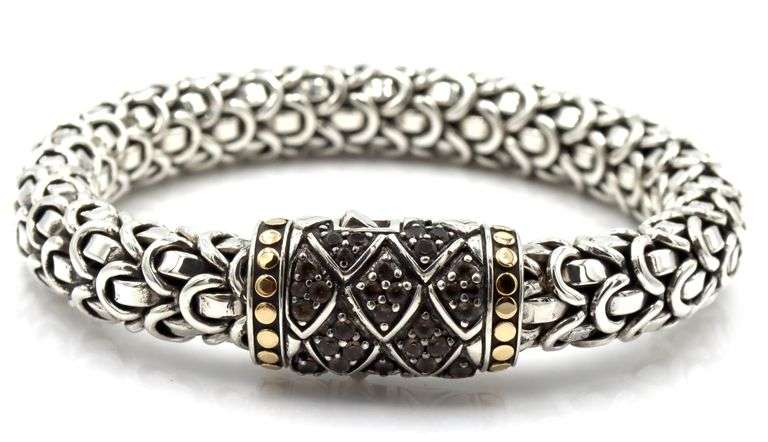 John  Hardy Batu Kali TT smokey quartz bracelet