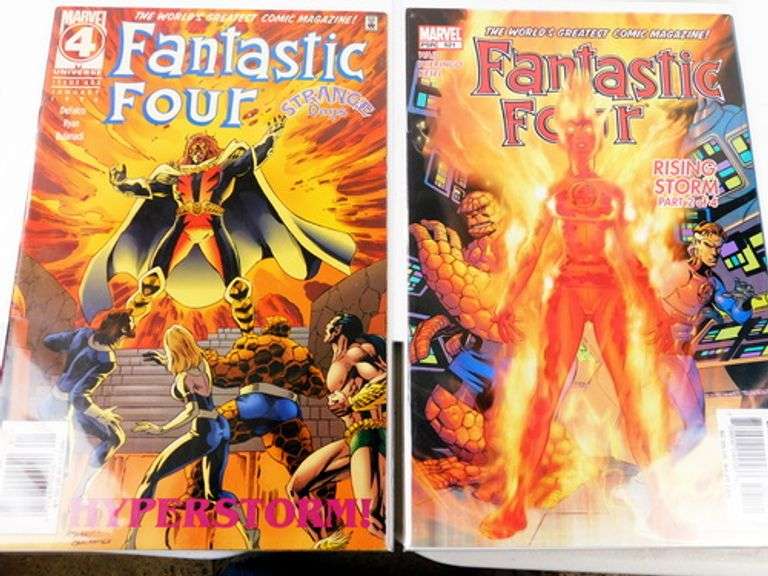 Vintage 9 Comic Books by DC and Marvel