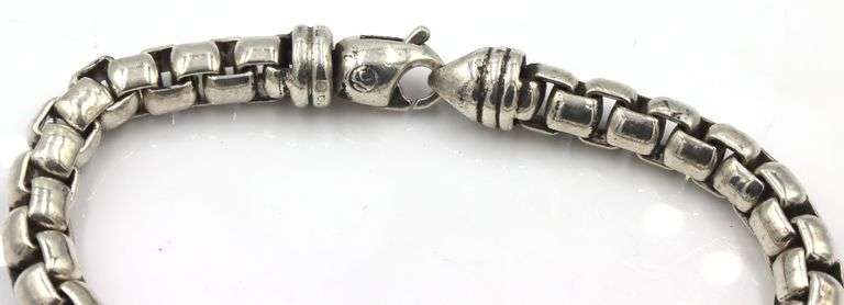 David Yurman 7mm box chain bracelet