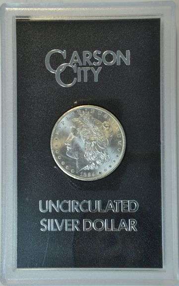 Choice BU 1884-CC Morgan Silver Dollar in original GSA pack