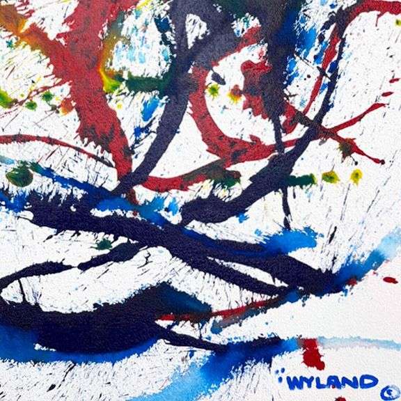 Untitled Abstract by Wyland