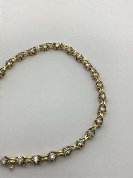 14K Yellow Gold 4.08 carats Diamond Ring