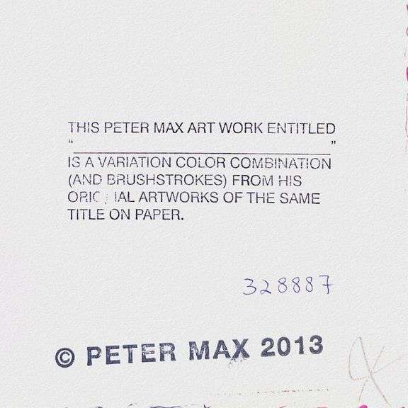 Angel with Clouds by Peter Max