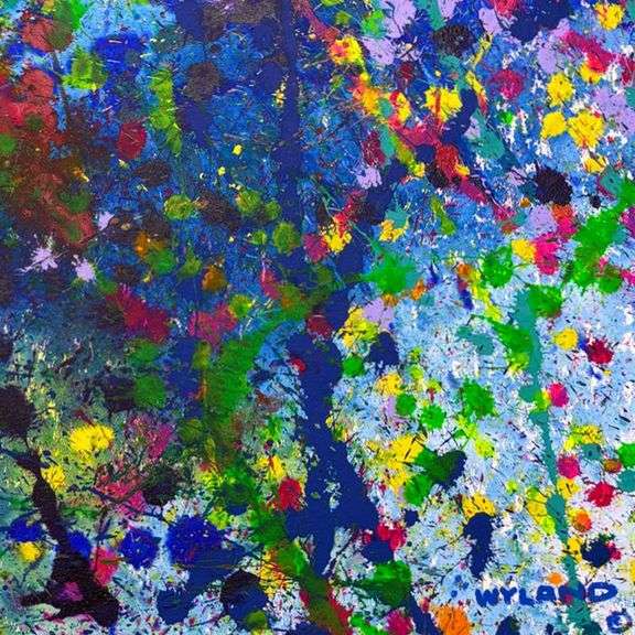 Untitled Abstract by Wyland