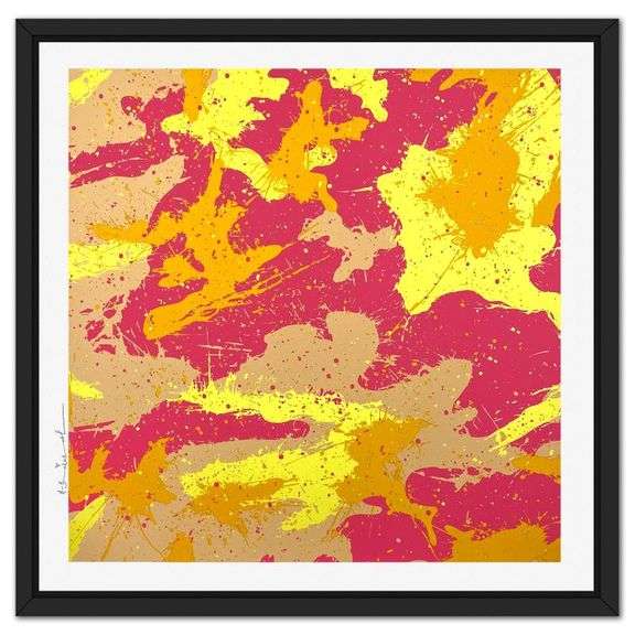 Camo Splash E by Mr Brainwash