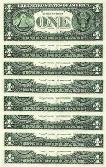 (8) Superb $1 2021 Star Notes Boston-Consecutive Lower Serial Numbers!!