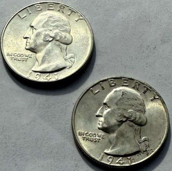 1941 P S Gem BU Washington Quarters