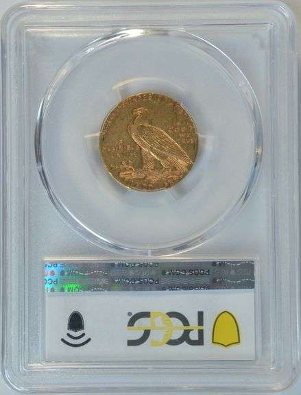Original Choice BU 1909 $5 Indian Gold Piece. PCGS MS62