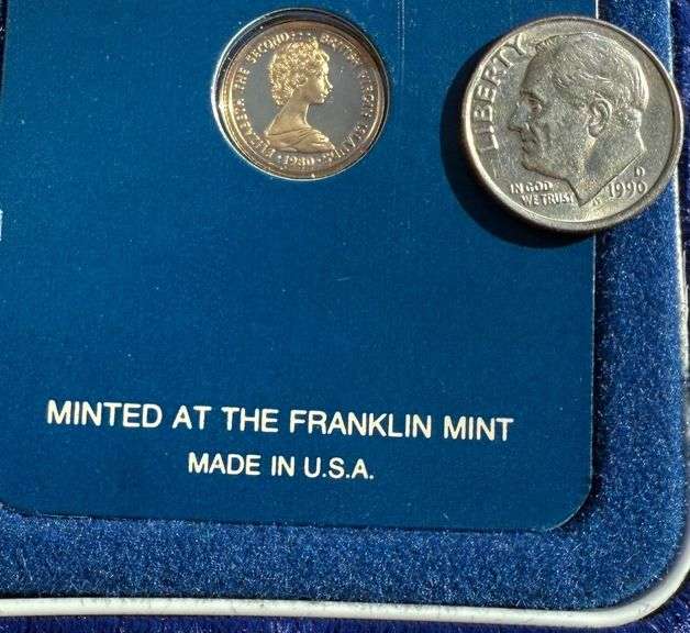 British Virgin Islands Gold 25 Dollars