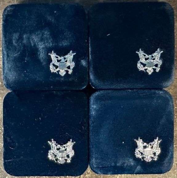 2 2000 Library of Congress & 2 2002 West Point Gem PRF Silver $1's in original velvet box