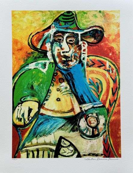 Highly Collectible Limited Edition Pablo Picasso, Seated Old Man