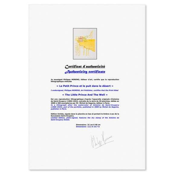 The Little Prince And The Well by Antoine de Saint-Exupery (1900-1944)