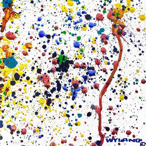 Investment! Untitled Abstract by Wyland Wyland Untitled Abstract