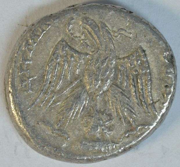 Sharp Scarce Syria, Emisa Silver Tetradrachm of Macrinus, 217-218 AD
