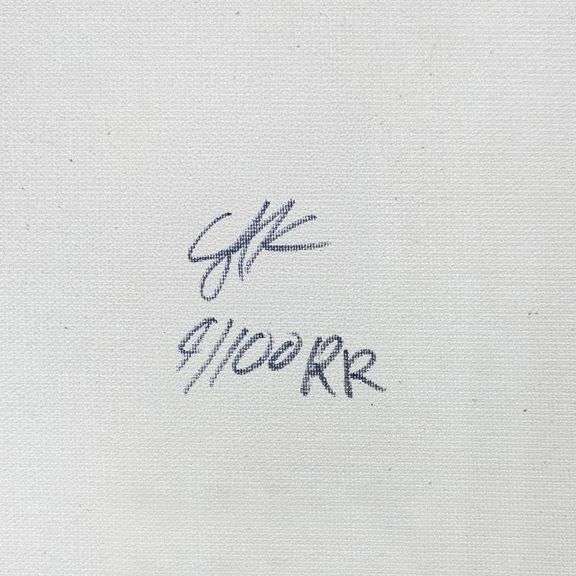 Dali's Mustache by Steve Kaufman (1960-2010)