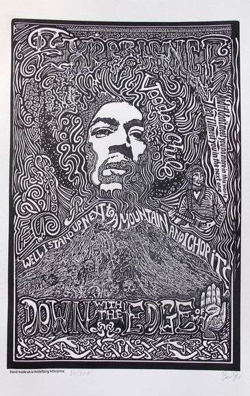 Ben G. Hand Signed, Jimi Hendrix