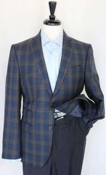 Slim Fit Notch Lapel Sport Coat, Made In Italy