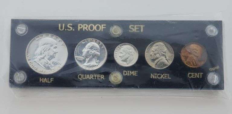 1950 United States Silver Proof Set, Capital Plastics Holder