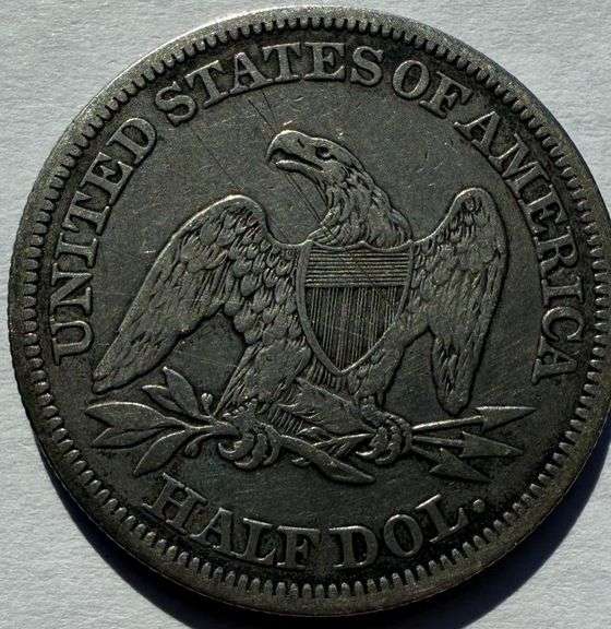 1859 Seated Half