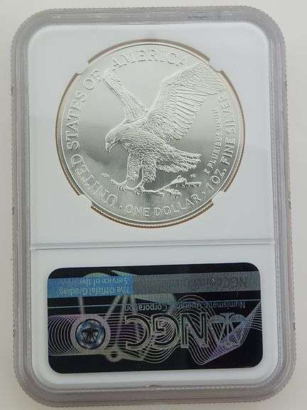 2021 American Silver Eagle - Type 2, NGC MS70 FDOI