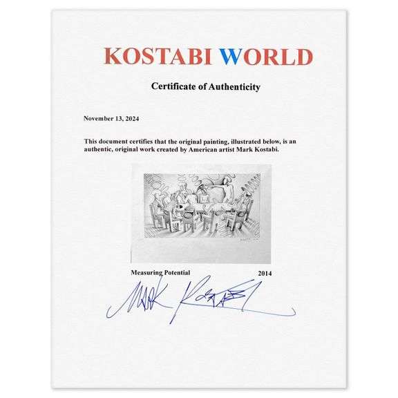 Measuring Potential by Mark Kostabi