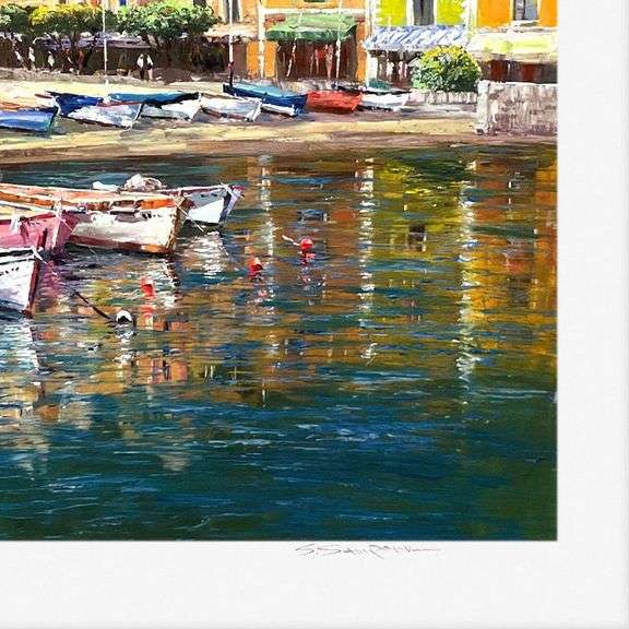 Harbor at Portofino by S. Sam Park