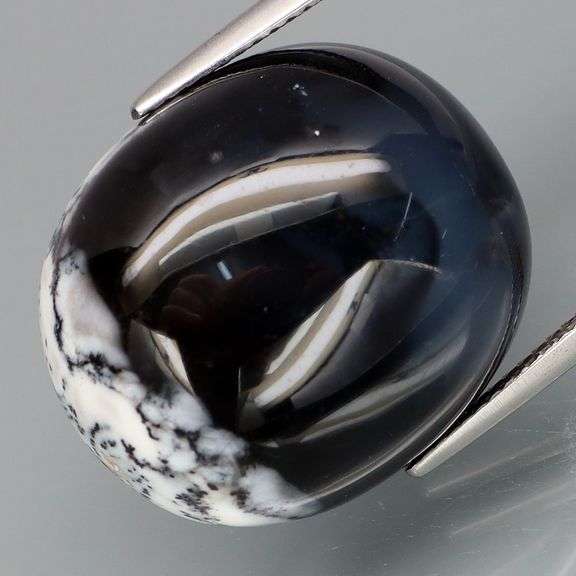 Designer chic! 33.59ct monochromatic Dendrite Opal!