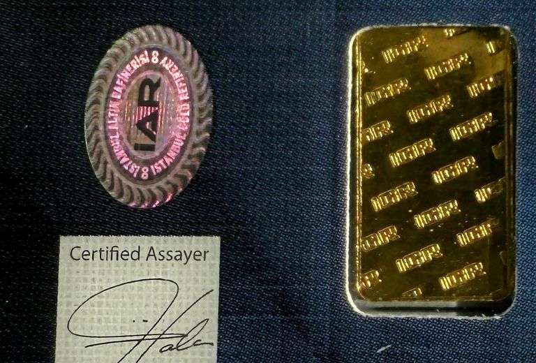 Goldgram 1 Gram 24 K Ingot. Istanbul Refinery
