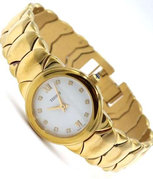 Tissot gold tone ladies watch
