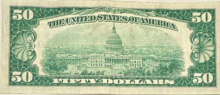 $50 1928 Numerical Series Cleveland Gold Payable FRN