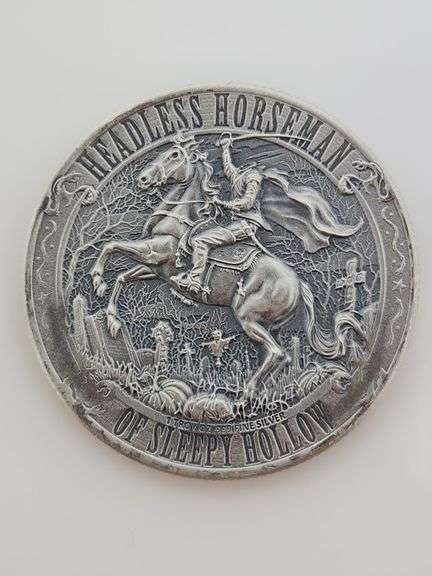 Headless Horseman Of Sleepy Hollow, 1 OZ. Silver Round