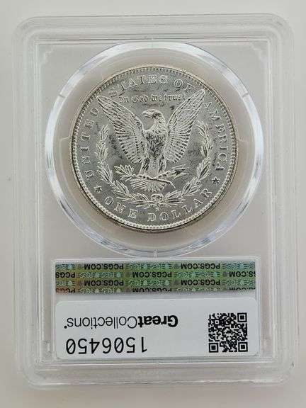 1879 S Morgan Silver Dollar, PCGS MS63
