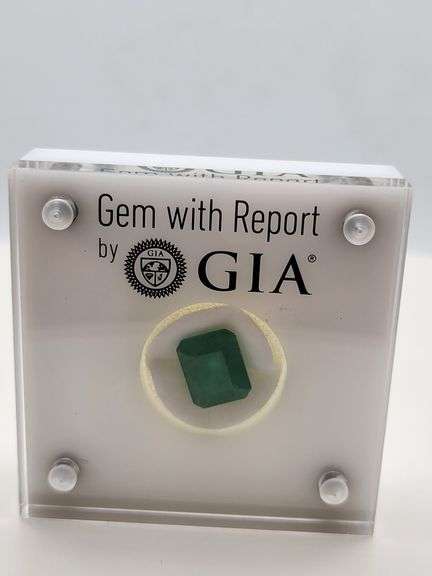 GIA Certified 3.99 CT Emerald