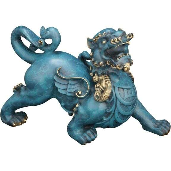 Pure Copper God of Wealth and Good Fortune