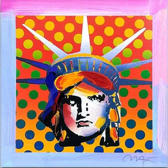 Liberty Head XI by Peter Max
