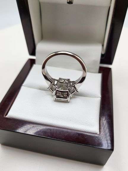 Magnificent Certified 14KT Gold 6.06 CTTW Lab Grown Diamond Ring