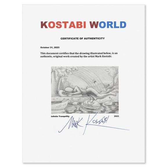 Infinited Tranquility by Mark Kostabi