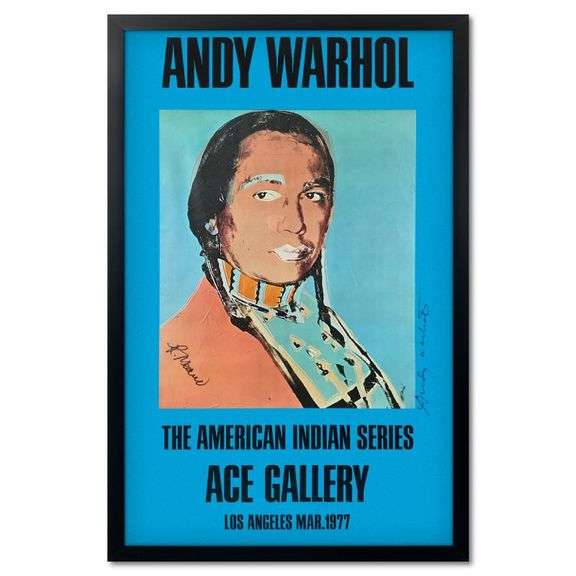 The American Indian Series (Blue) by Andy Warhol (1928-1987)