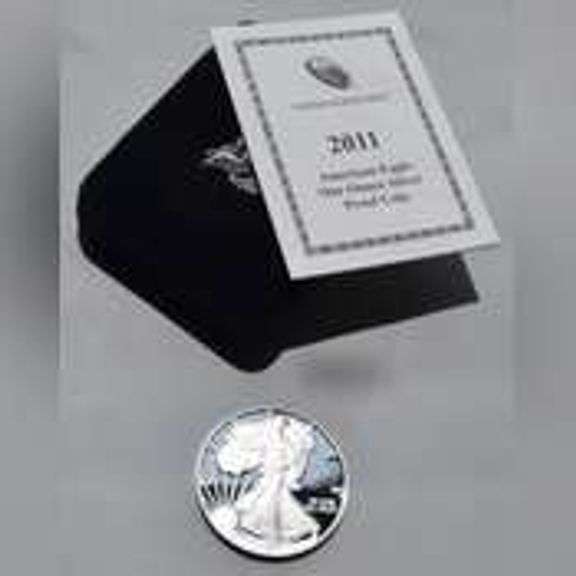 2016 W Proof Silver Eagle With Box And Paper