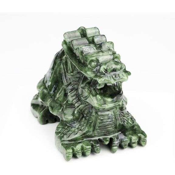 Natural Jade Dragon Turtle